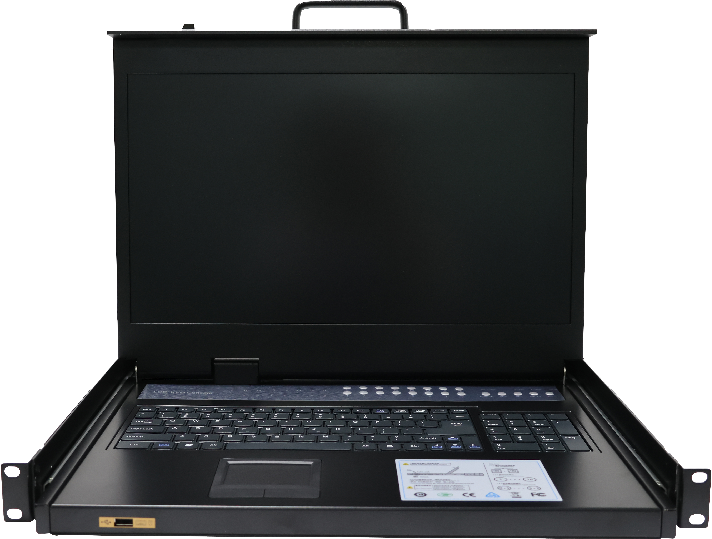 18.5-inch 1-port VGA LED KVM Switch