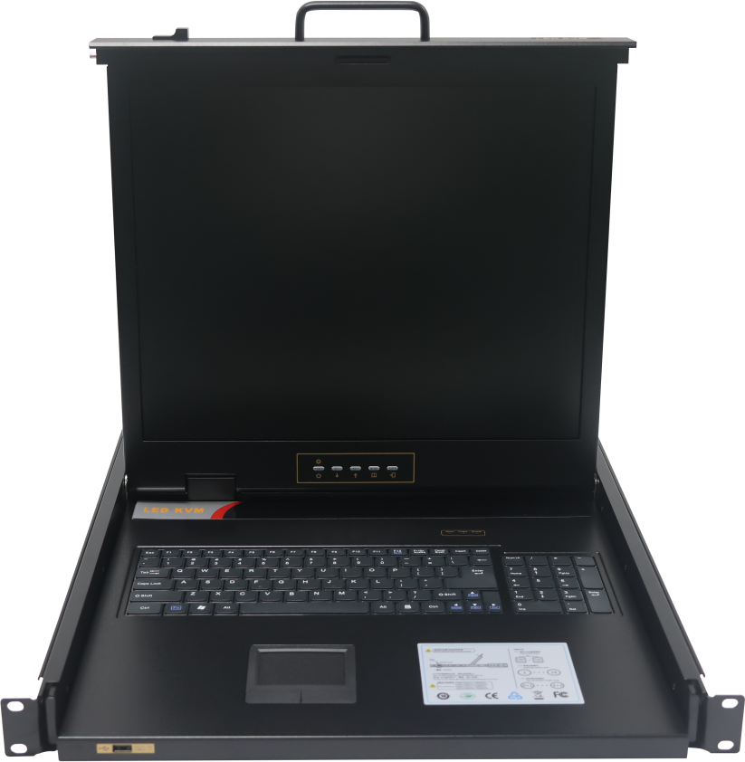 19-inch 1-port VGA LED KVM switch
