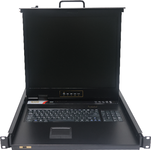 19-inch 4-port VGA LED KVM switch