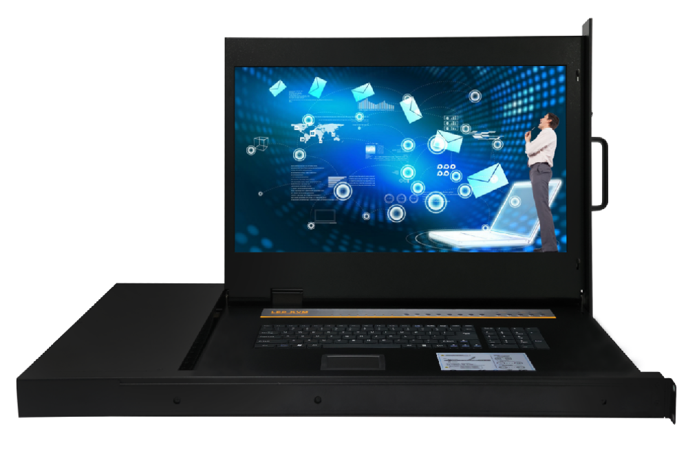 21.5-inch 8-port VGA LCD KVM Switch