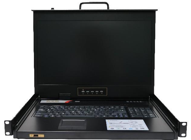 18.5-inch 8-port CAT5 remote IPKVM switch