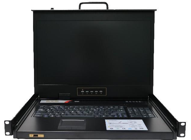 18.5-inch 24-port CAT5 remote IP KVM switch