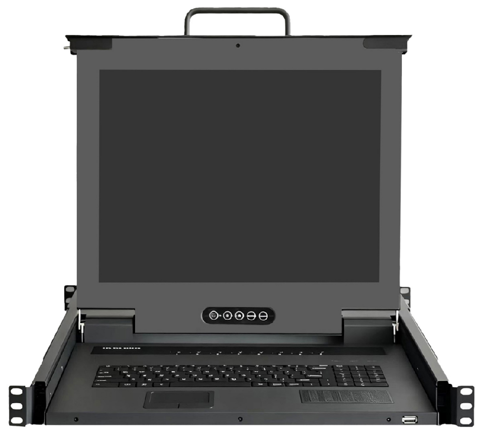 17-inch 16-port VGA LED KVM Switch