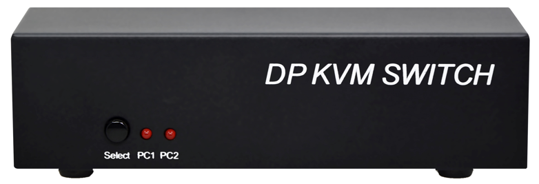 2 Port DisplayPort KVM Switch