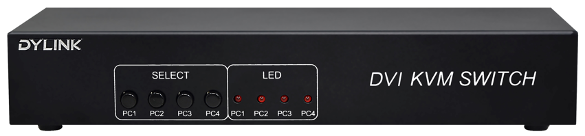 DVI KVM 4-port switch (audio)