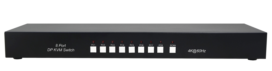 8 Port DisplayPort KVM Switch