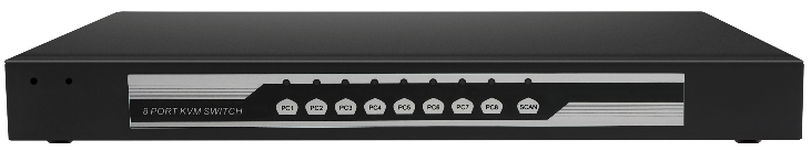 8 Port DVI KVM Switch for audio